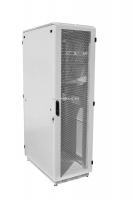 Шкаф телекоммуникационный напольный 47U (800 x 1000) дверь перфорированная, задние двойные перф.