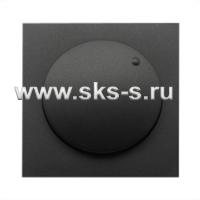 Накладка светорегулятора  с красной световой индикацией (черный бархат) LK60