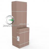 19" напольный шкаф СТАНДАРТ 42U 600х1000 мм, передняя дверь металл, регулируемые опоры, боковые стенки съемные (разобранный), RAL 7035