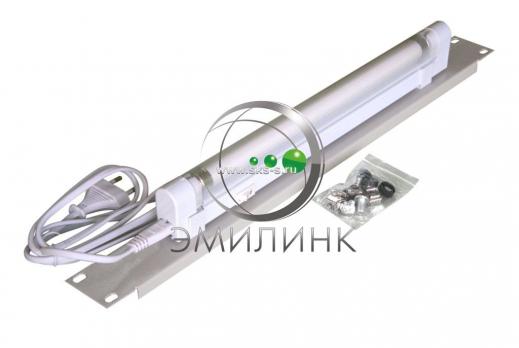 Панель освещения 1U, 220V, кабель 1,5 метра немецкий стандарт
