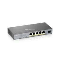Гибридный Smart L2 коммутатор PoE+ для IP-видеокамер Zyxel GS1350-6HP [GS1350-6HP-EU0101F]