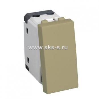 Переключатель с двух мест 45х22,5 мм (схема 6) 16 A, 250 B (бежевый) LK45