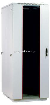 Шкаф телекоммуникационный напольный 38U (800 x 1000) дверь стекло