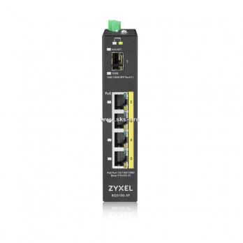 Промышленный PoE+ коммутатор Zyxel RGS100-5P [RGS100-5P-ZZ0101F]