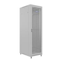 19'' Напольный серверный шкаф NTSS ПРЕМИУМ 42U 800x1000 мм, передняя и задняя дверь перфорация, боковые стенки, регулируемые опоры, RAL 7035