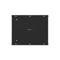 19'' Настенный телекоммуникационный шкаф NTSS LIME 6U 550x450x370 мм, стеклянная дверь, боковые стенки не съемные,  черный RAL 9005