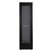 Шкаф напольный, телекоммуникационный 19", 42U 600х800, передняя дверь перфорация, задняя стенка перфорированная, черный