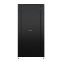 19" напольный шкаф ПРЕМИУМ 42U 600x1000 мм, передняя дверь стекло, регулируемые опоры, RAL9005