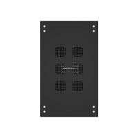 19" напольный шкаф ПРЕМИУМ 42U 600x1000 мм, передняя дверь стекло, регулируемые опоры, RAL9005