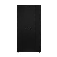 Шкаф напольный, телекоммуникационный 19", 42U 600х1000, передняя дверь перфорация, задняя стенка перфорированная, черный