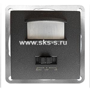 Датчик движения скрытой установки для помещений (черный бархат) LK60