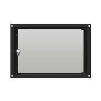 19'' Настенный телекоммуникационный шкаф NTSS LIME 9U 550x450x500 мм, стеклянная дверь, боковые стенки не съемные,  черный RAL 9005