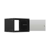 19'' Настенный телекоммуникационный шкаф NTSS LIME 9U 550x450x500 мм, стеклянная дверь, боковые стенки не съемные,  черный RAL 9005