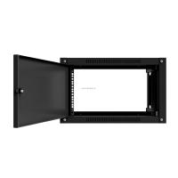 19'' Настенный телекоммуникационный шкаф NTSS СТАНДАРТ 9U 600x450x500 мм, дверь  металл, боковые стенки съемные, RAL 9005