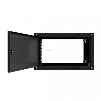 19'' Настенный телекоммуникационный шкаф NTSS СТАНДАРТ 9U 600x450x500 мм, дверь  металл, боковые стенки съемные, RAL 9005
