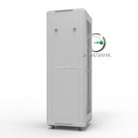 19" напольный шкаф ПРЕМИУМ 37U 600х800 мм, передняя дверь перфорация, регулируемые опоры, цвет серый