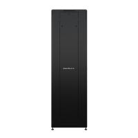 19" напольный шкаф ПРЕМИУМ 22U 600х600 мм, передняя дверь стекло, регулируемые опоры, цвет черный
