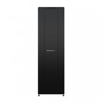 19" напольный шкаф ПРЕМИУМ 22U 600х600 мм, передняя дверь стекло, регулируемые опоры, цвет черный