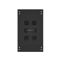 19" напольный шкаф ПРЕМИУМ 42U 600х1000 мм, передняя дверь перфорация, регулируемые опоры, цвет черный