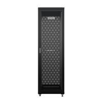 19'' Напольный серверный шкаф NTSS ПРЕМИУМ 22U 600x600 мм, передняя и задняя дверь перфорация, боковые стенки, регулируемые опоры, RAL 9005