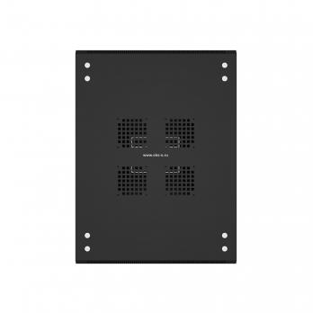 19'' Напольный серверный шкаф NTSS ПРЕМИУМ 42U 600x600 мм, передняя и задняя дверь перфорация, боковые стенки, регулируемые опоры, RAL 9005