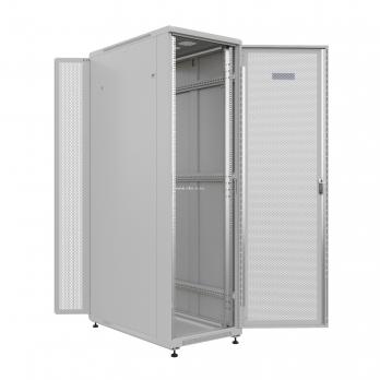 19'' Напольный шкаф NTSS ПРЕМИУМ 42U 600x1000 мм, передняя дверь перфорация , задняя дверь двойная распашная перфорированная, боковые стенки