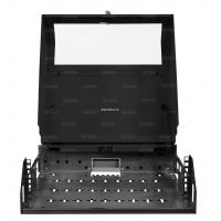 Шкаф настенный SOHO 19" 5U:3U+2U292x300, цвет черный