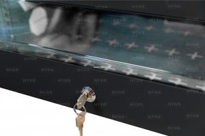 Шкаф настенный SOHO 19" 5U:3U+2U292x300, цвет черный