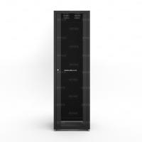 19'' Напольный телекоммуникационный шкаф NTSS СТАНДАРТ 22U 600х600 мм, передняя дверь стекло, задняя  металл,  боковые стенки съемные,  RAL 9005