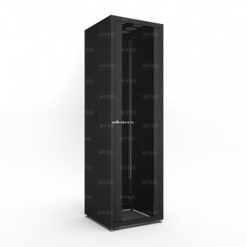 19'' Напольный телекоммуникационный шкаф NTSS СТАНДАРТ 42U 600х600 мм, передняя дверь стекло, задняя  металл,  боковые стенки съемные,  RAL 9005