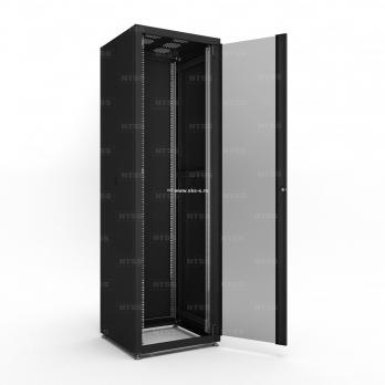 19'' Напольный телекоммуникационный шкаф NTSS СТАНДАРТ 42U 600х600 мм, передняя дверь стекло, задняя  металл,  боковые стенки съемные,  RAL 9005