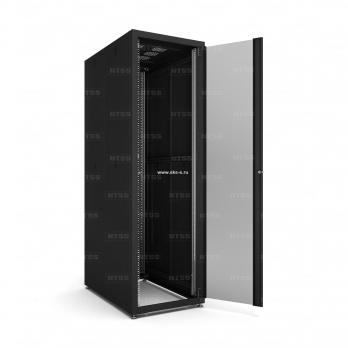 19'' Напольный телекоммуникационный шкаф NTSS СТАНДАРТ 47U 600х1000 мм, передняя дверь стекло, задняя  металл,  боковые стенки съемные,  RAL 9005