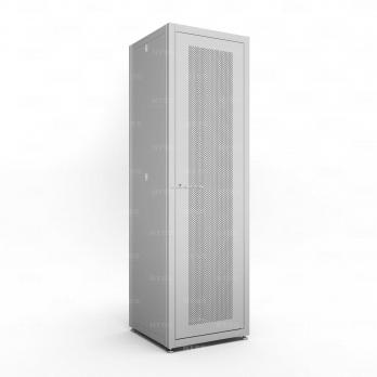 19'' Напольный телекоммуникационный шкаф NTSS СТАНДАРТ 42U 600х600 мм, передняя дверь перфорация, задняя дверь сплошная,  боковые стенки съемные,  RAL