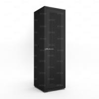 19'' Напольный телекоммуникационный шкаф NTSS СТАНДАРТ 42U 600х600 мм, передняя дверь перф., задняя дверь сплошная, боковые стенки съемные,  RAL 9005