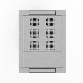 19'' Напольный телекоммуникационный шкаф NTSS СТАНДАРТ 42U 600х800 мм, передняя дверь перф., задняя дверь сплошная,  боковые стенки съемные, RAL 7035