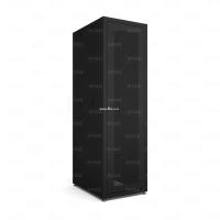 19'' Напольный телекоммуникационный шкаф NTSS СТАНДАРТ 42U 600х800 мм, передняя дверь перф., задняя дверь сплошная,  боковые стенки съемные, RAL 9005