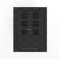19'' Напольный телекоммуникационный шкаф NTSS СТАНДАРТ 42U 600х800 мм, передняя дверь перф., задняя дверь сплошная,  боковые стенки съемные, RAL 9005
