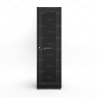 19'' Напольный телекоммуникационный шкаф NTSS СТАНДАРТ 47U 600х1000 мм, передняя дверь перф., задняя дверь сплошная,  боковые стенки съемные, RAL 9005