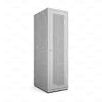 19'' Напольный телекоммуникационный шкаф NTSS СТАНДАРТ 42U 600х800 мм, передняя и задняя дверь перф.,  боковые стенки съемные, RAL 7035