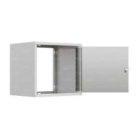 19'' Настенный телекоммуникационный шкаф NTSS LIME 12U 550x600x635 мм, стеклянная дверь, боковые стенки не съемные,  серый RAL 7035