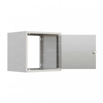 19'' Настенный телекоммуникационный шкаф NTSS LIME 12U 550x600x635 мм, стеклянная дверь, боковые стенки не съемные,  серый RAL 7035