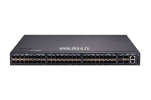 Управляемый коммутатор уровня ядра сети GIGALINK, L3, 48 10Гб/с SFP+, 4 40Гб/c QSFP+, 1 miniUSB 1 RJ45 консольный порт, 1 RJ45 порт управления
