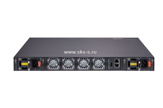 Управляемый коммутатор уровня ядра сети GIGALINK, L3, 48 10Гб/с SFP+, 4 40Гб/c QSFP+, 1 miniUSB 1 RJ45 консольный порт, 1 RJ45 порт управления