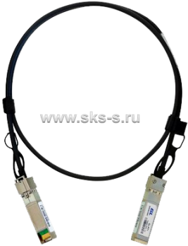 Адаптер соединительный GIGALINK SFP+ to SFP+, 10 Gb/s, одножильный SCC 28 AWG, 5м (GL-SFP-PLUS-050-BK)