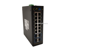Коммутатор GIGALINK, L3, индустриальный на DIN рейку, 8x10/100/1000Mbps PoE (af/at), 410/100/1000mbs RJ-45, 4x10Gbps SFP+, питание 48В 480W поставляет