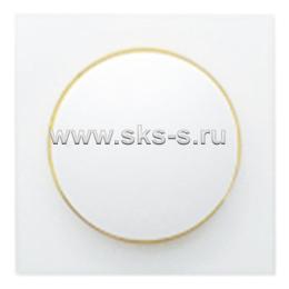 Накладка светорегулятора с желтой световой индикацией (белый) LK80