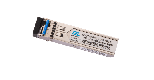 Модуль GIGALINK SFP, WDM, 1,25Gb/s одно волокно SM, LC, Tx:1310/Rx:1550 нм, 6 дБ до 3 км