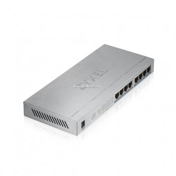 Коммутатор PoE+ Zyxel GS1008HP [GS1008HP-EU0101F]