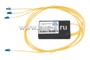 Мультиплекcор OADM GIGALINK, однокан. CWDM 1310/1450 нм, 1м 2.0 мм, COM/EXT SC/UPS, Add/Drop LC/UPS, пластик (GL-CWDM-OADM-A1310-D1450)