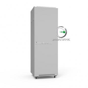 19" напольный шкаф ПРЕМИУМ 47U 600х600 мм, передняя дверь перфорация двойная, регулируемые опоры, RAL7035